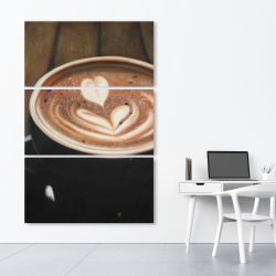 Toile 40 x 60 - Cappuccino artisanale