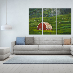 Canvas 40 x 60 - Life in the countryside