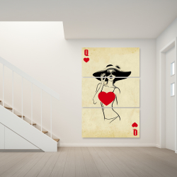 Canvas 40 x 60 - Queen of hearts