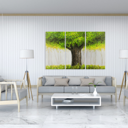 Toile 40 x 60 - Gros arbre vert