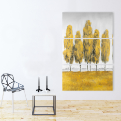 Toile 40 x 60 - Arbres jaunes abstraits