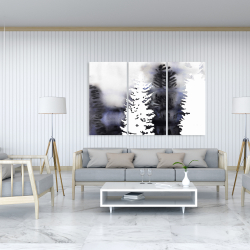 Toile 40 x 60 - Silhouettes d'arbres