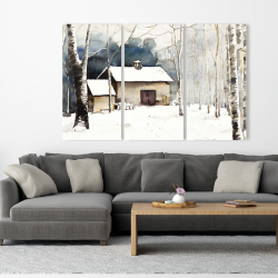 Canvas 40 x 60 - Small winter barn