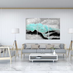 Canvas 40 x 60 - Grey and blue clouds