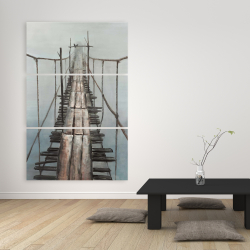 Canvas 40 x 60 - Old abandoned bridge