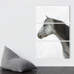 Toile 40 x 60 - Cheval hivernal