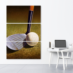 Toile 40 x 60 - Plan rapproché d'un club de golf