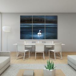 Canvas 40 x 60 - Beautiful swan