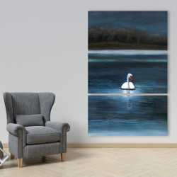 Canvas 40 x 60 - Beautiful swan