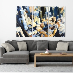 Canvas 40 x 60 - Manhattan view of the empire state building