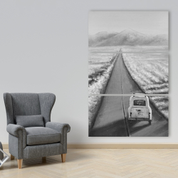 Canvas 40 x 60 - Car on the road
