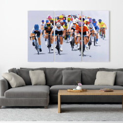 Toile 40 x 60 - Compétition de cyclisme 