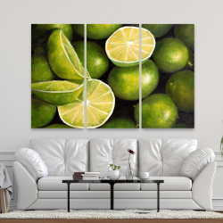 Canvas 40 x 60 - Basket of limes