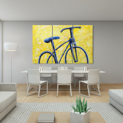 Toile 40 x 60 - Bicyclette bleue