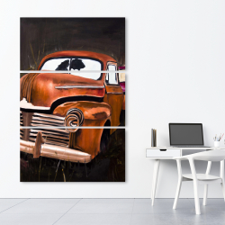 Canvas 40 x 60 - Old car crash