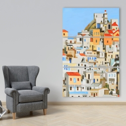 Toile 40 x 60 - Petites maisons en grèce