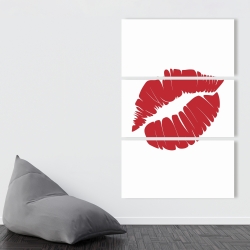 Toile 40 x 60 - Marque de rouge à lèvres