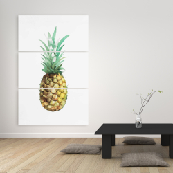 Toile 40 x 60 - Ananas à l'aquarelle