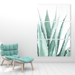 Canvas 40 x 60 - Watercolor agave plant