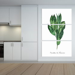 Canvas 40 x 60 -  bay leaves bundle - fr