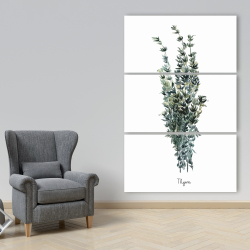 Canvas 40 x 60 - Thyme leaves bundle - fr