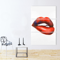 Canvas 40 x 60 - Beautiful red mouth