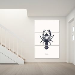 Canvas 40 x 60 - Blue lobster