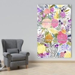 Toile 40 x 60 - Ensemble de fleurs