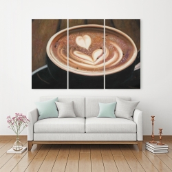 Toile 40 x 60 - Cappuccino artisanale