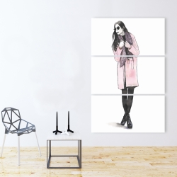 Toile 40 x 60 - Femme style printanier