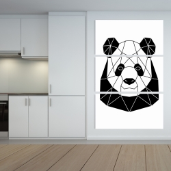 Canvas 40 x 60 - Geometric panda