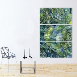 Canvas 40 x 60 - Abstract succulents