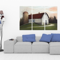 Canvas 40 x 60 - White barn