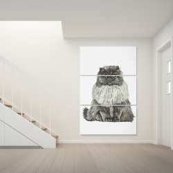 Canvas 40 x 60 - Blue gray persian cat