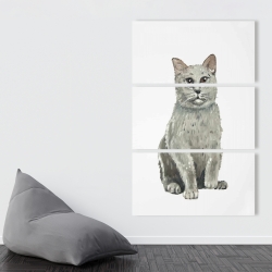 Canvas 40 x 60 - British shorthair cat