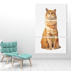 Canvas 40 x 60 - Ginger cat