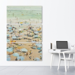 Toile 40 x 60 - Gens à la plage