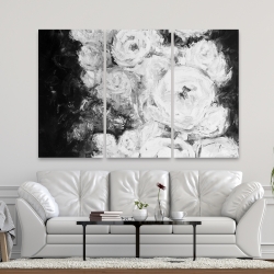 Toile 40 x 60 - Jardin de roses monochrome