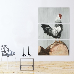 Canvas 40 x 60 - Wyandotte rooster