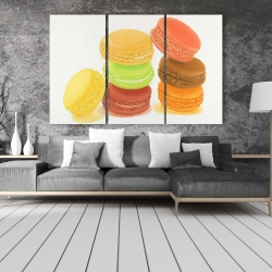 Canvas 40 x 60 - Delicious macaroons