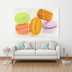 Toile 40 x 60 - Petites bouchées de macarons