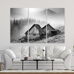 Canvas 40 x 60 - Mountain carpathian village