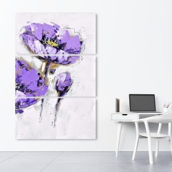 Canvas 40 x 60 - Purple anemones