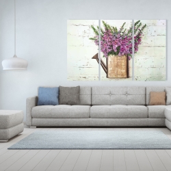 Canvas 40 x 60 - Purple foxglove flowers