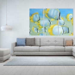 Canvas 40 x 60 - Butterfly fishes