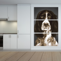 Canvas 40 x 60 - Brown english springer spaniel