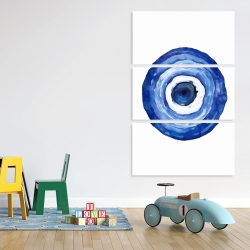 Toile 40 x 60 - Erbulus bleu l'œil du diable