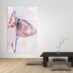 Toile 40 x 60 - Papillon délicat