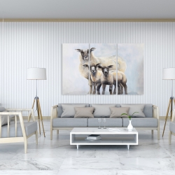 Toile 40 x 60 - Famille de moutons