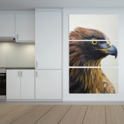 Toile 40 x 60 - Aigle à tête brune